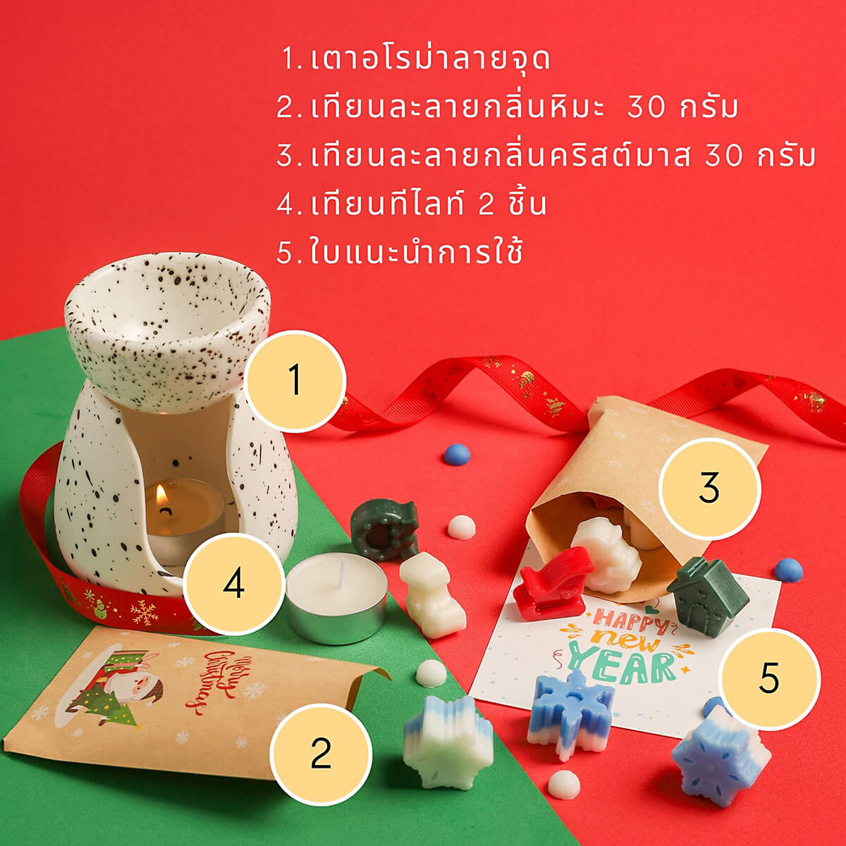 ของขวัญปีใหม่ ของขวัญจับฉลาก | Christmas Aroma Gift Set