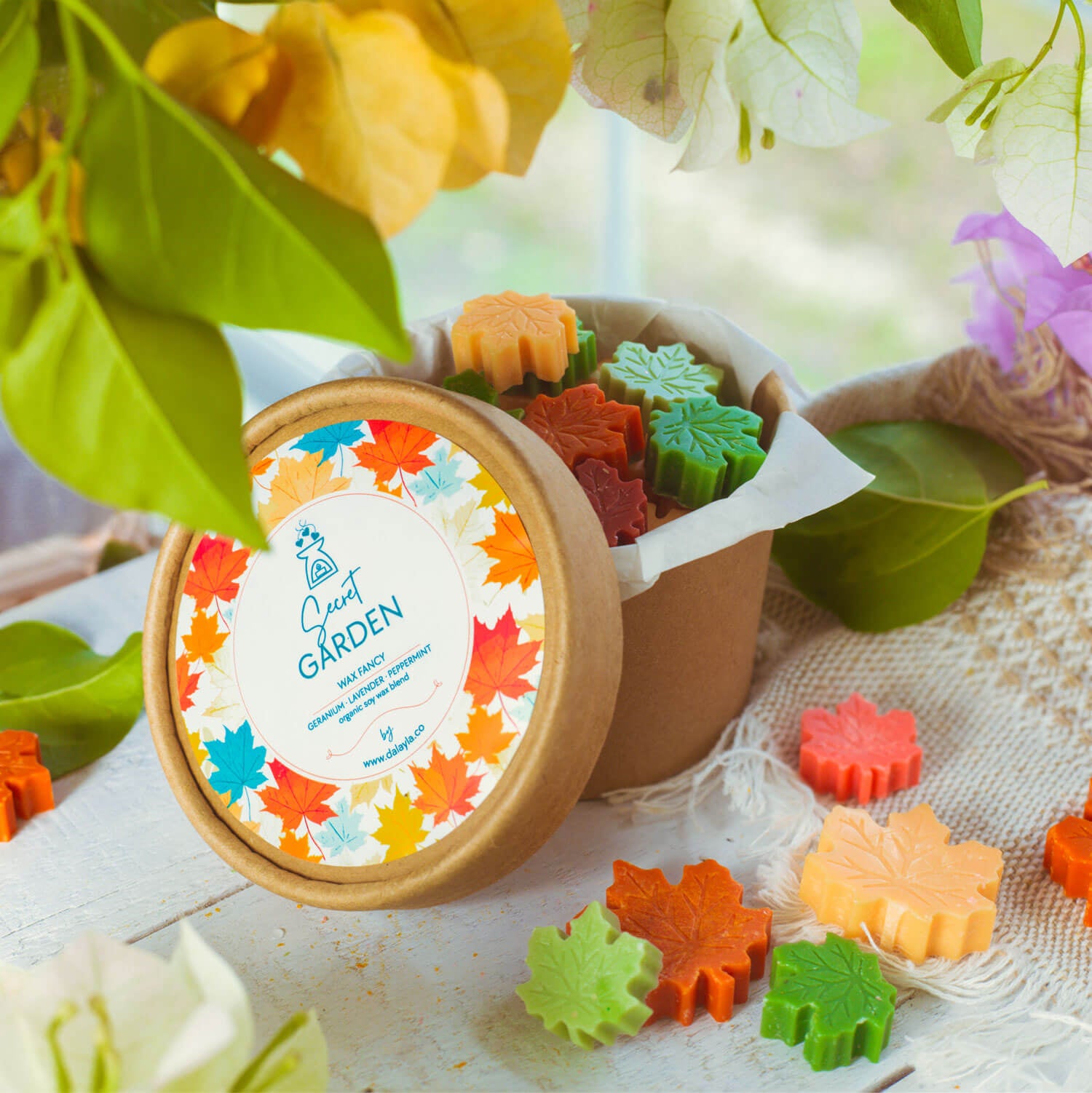 กลิ่น Secret Garden | เทียนละลายแบบ Wax Fancy