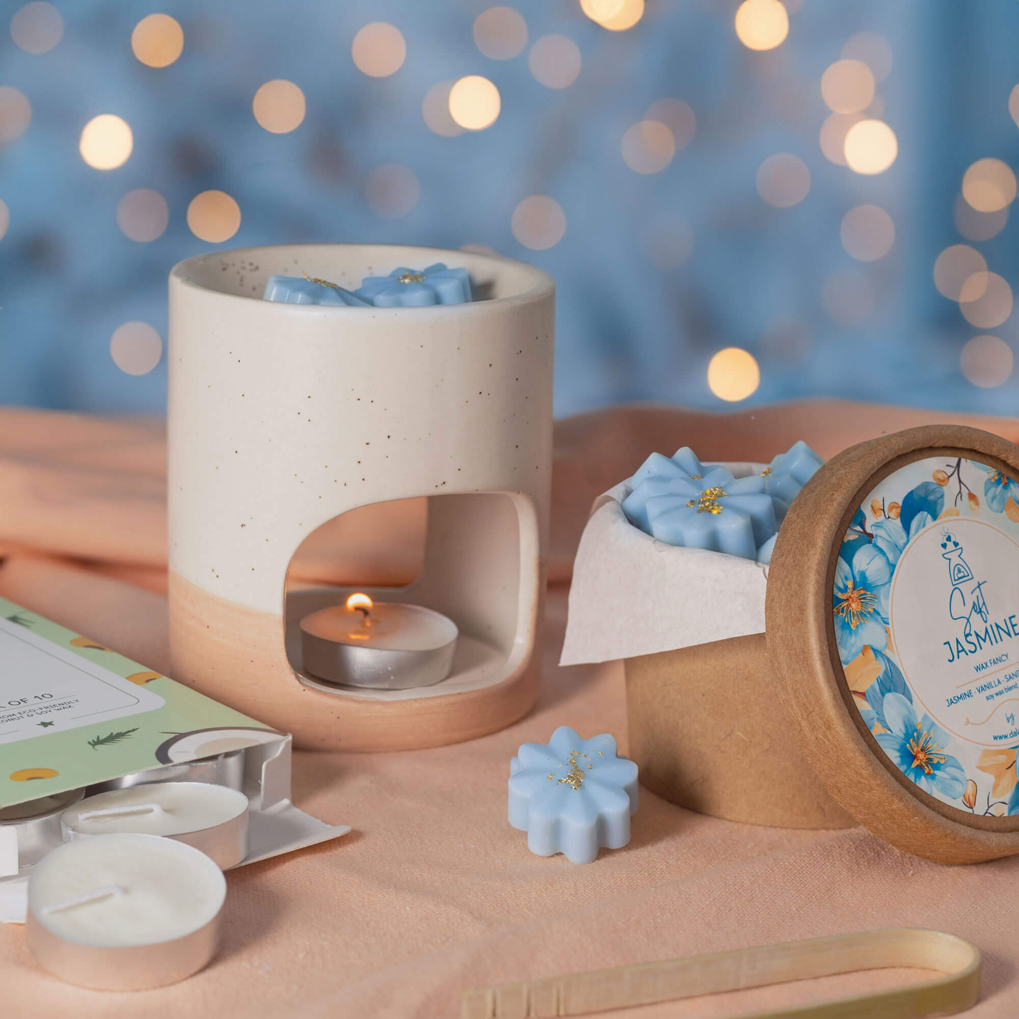 กลิ่น Soft Jasmine | เทียนละลายแบบ Wax Fancy