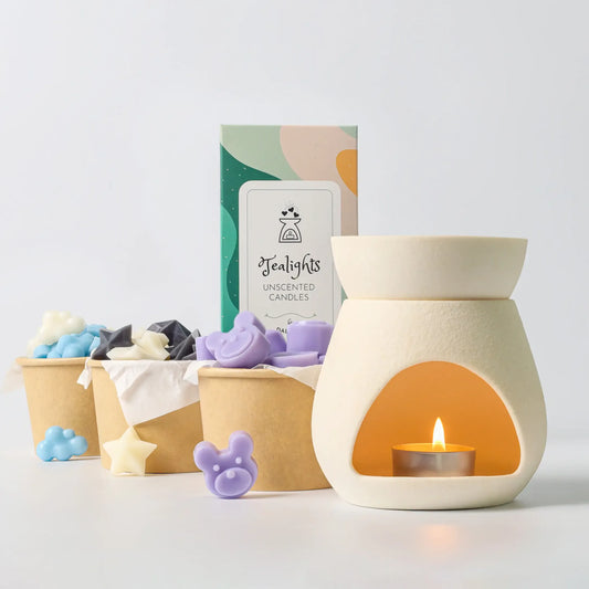 เซ็ต Bedtime Story Bundle พร้อมเตาอโรมา Classic Dalayla และแว็กซ์หอมดีไซน์แฟนซี 3 กลิ่น